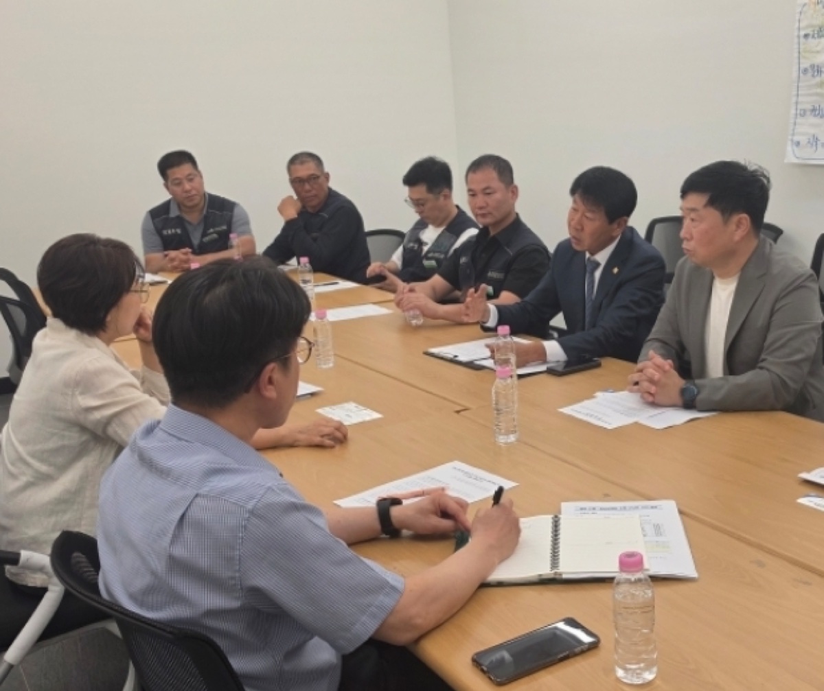전남광주대전환기획위원회와 노사 대표단 면담